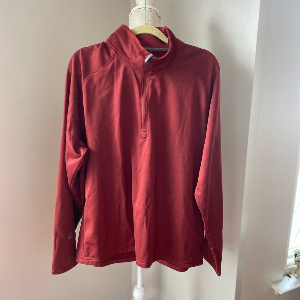 Timberland Rust 1/4 Zip Pullover - image 1